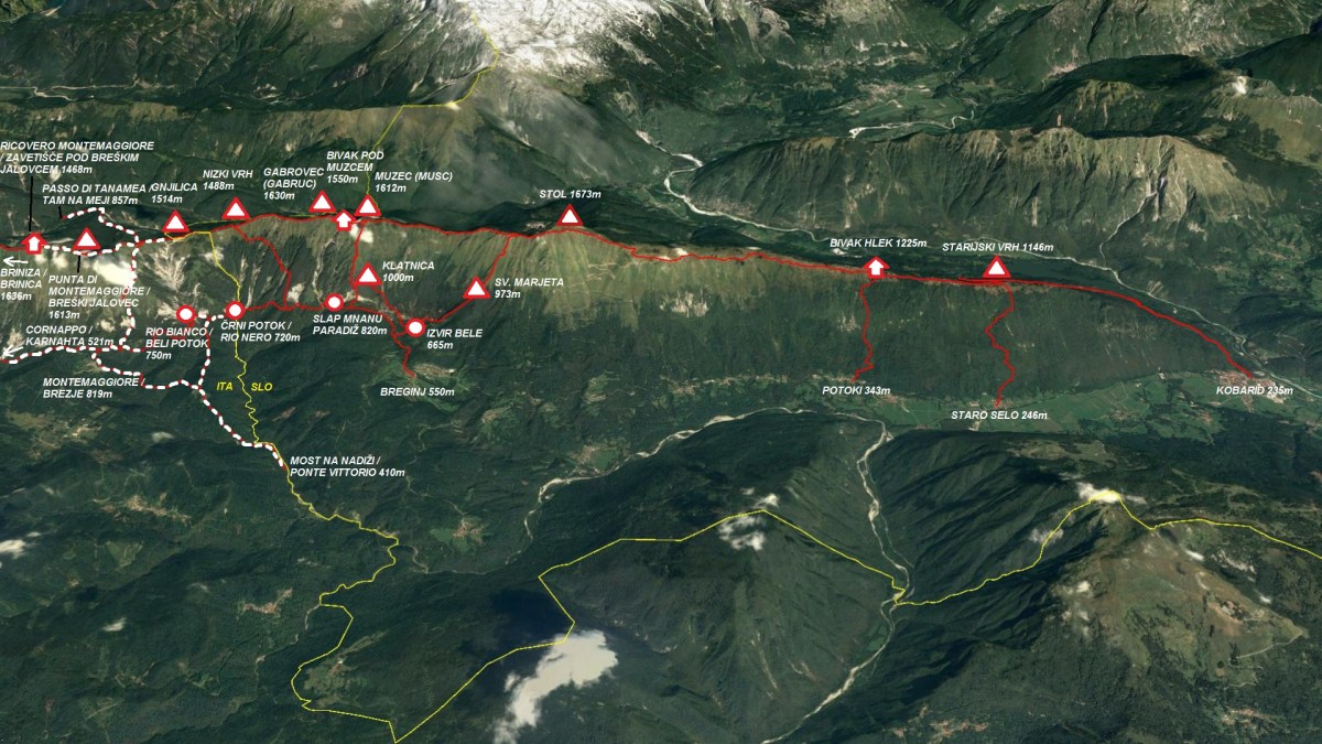 Planinske poti na pogorju Stola
