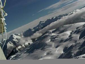 Z vrha Stola (1673m) pogled na Julijske Alpe 02.02.2015