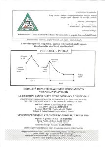 21 Mednarodni pohod prijateljstva, športa, kulture in glasbe Čeniebola-Robidišče-Podbela